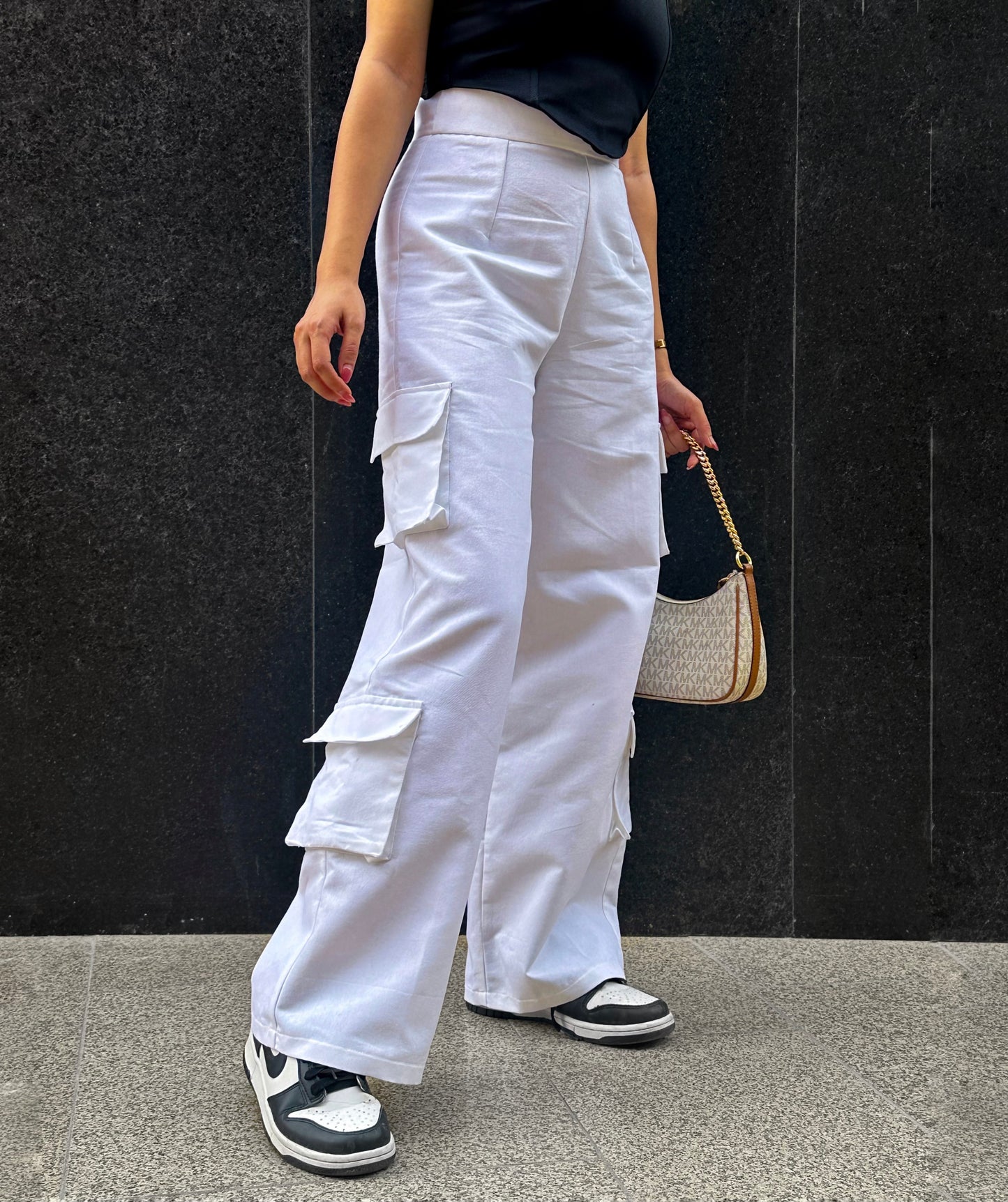 White Utility Pants