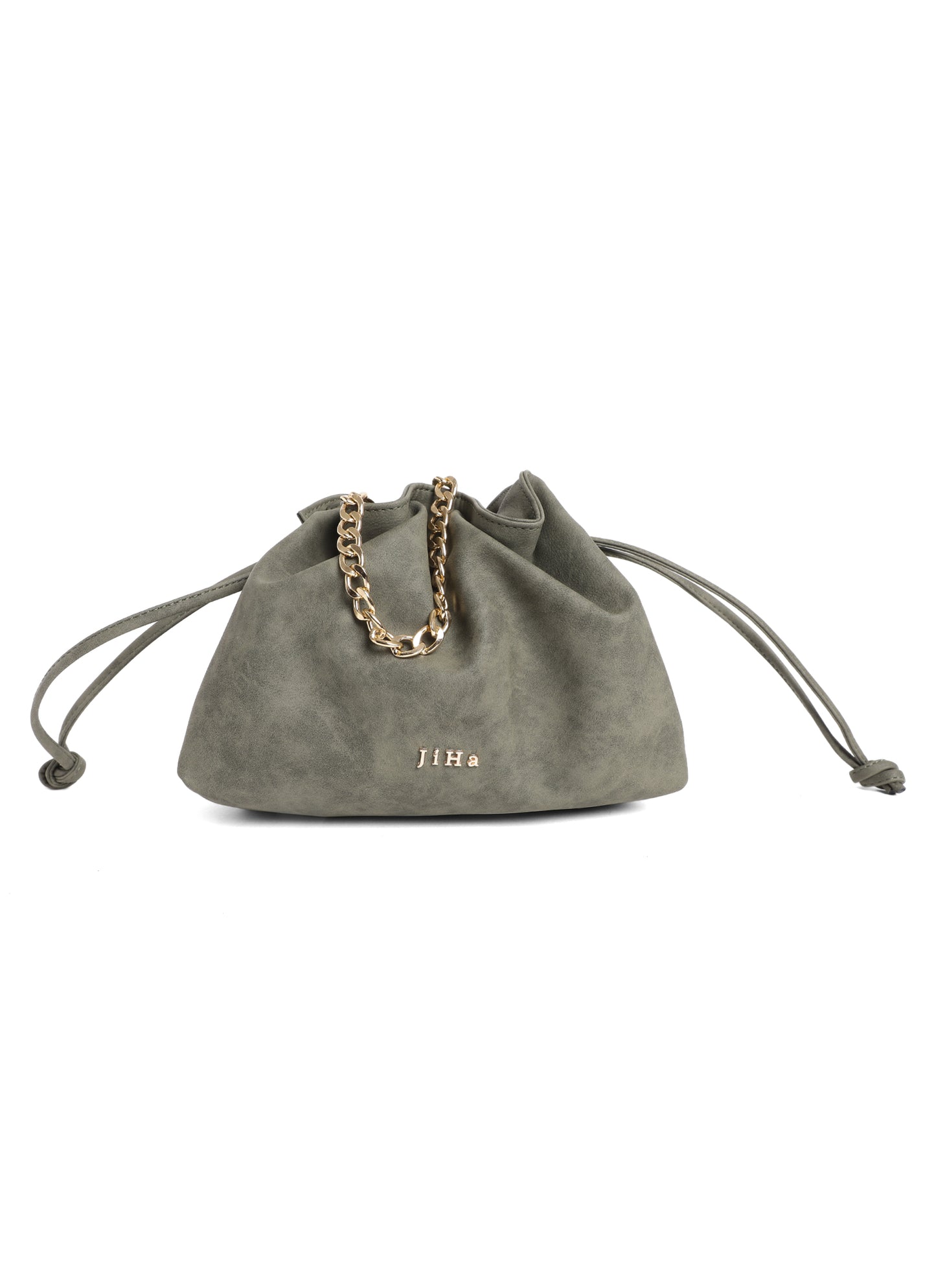 Olive Green Bucket Bag