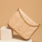 Beige Quilted Shoulder and Sling Bag