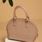 Jiha Faux Leather Nude Satchel HandBag / Sling Bag