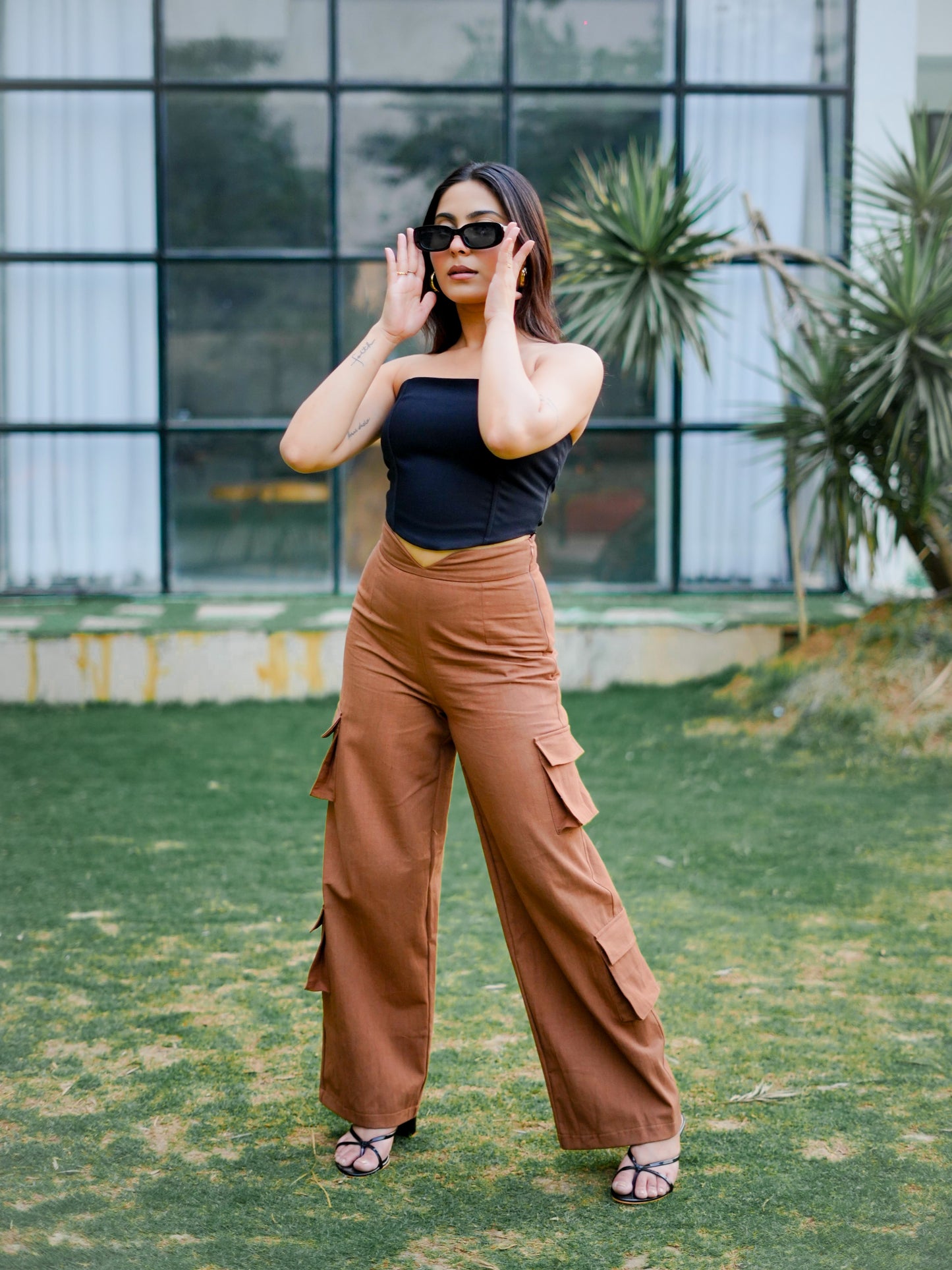 Brown Utility Pants