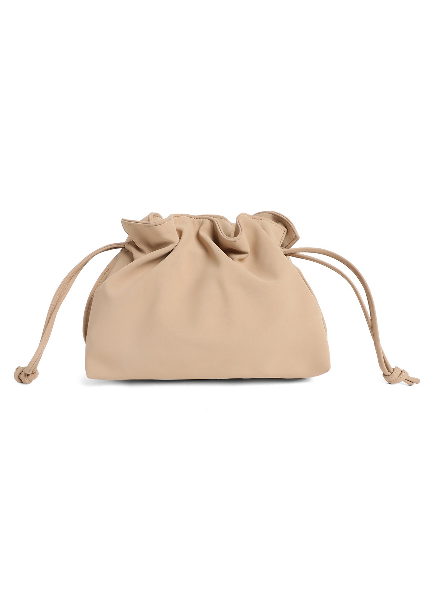 Cream Beige Bucket Bag