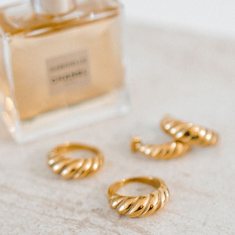 Croissant Gold Ring