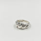 Croissant Silver Ring