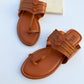 Tan Basic Kolhapuri Chappal