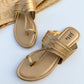 Gold Basic Kolhapuri Chappal