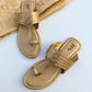 Gold Basic Kolhapuri Chappal