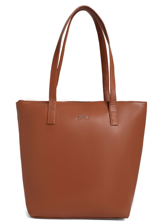 Tan Simplicity Tote Shoulder Bag