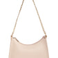 Beige Chain Baguette Shoulder Bag