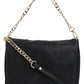 Black Quilted Shoulder and Sling Bag