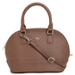 Jiha Brown Faux Leather Satchel Hand Bag/ Sling bag