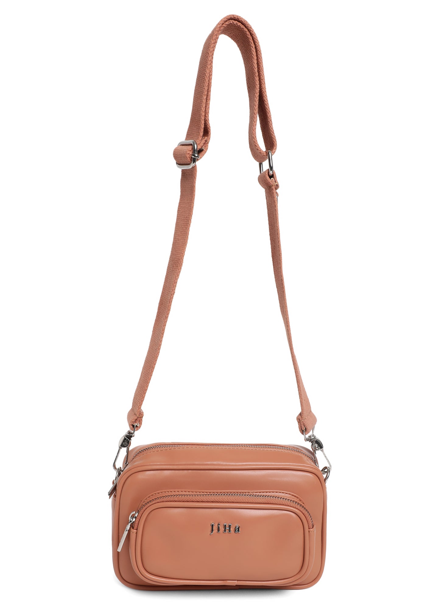 Brown Utility Crossbody Sling Bag