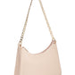 Beige Chain Baguette Shoulder Bag