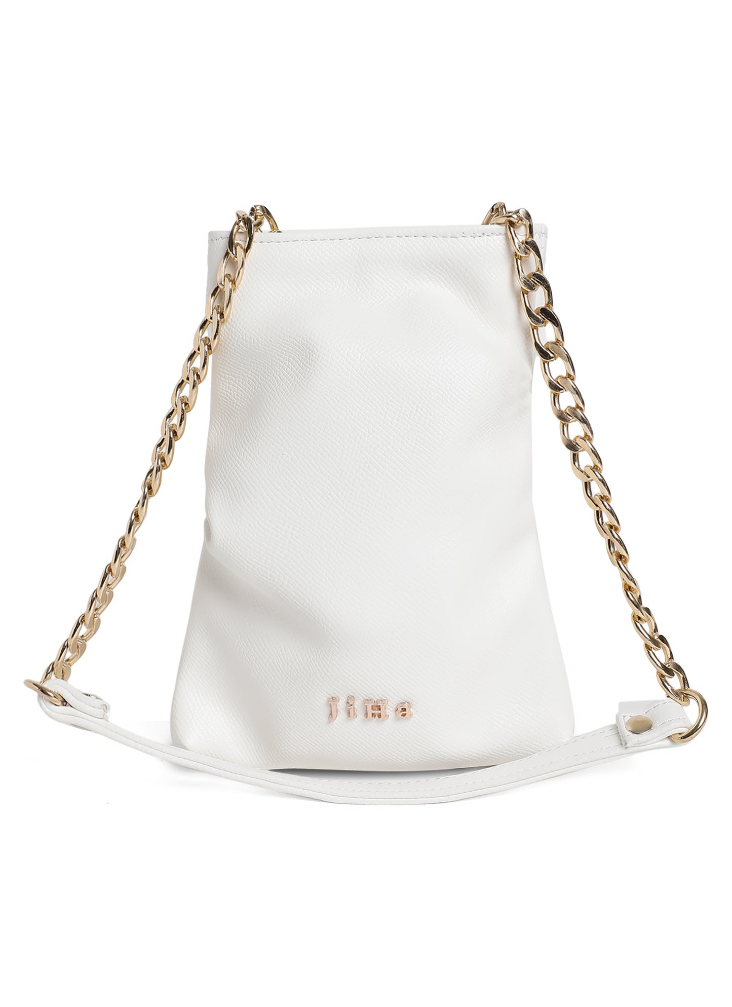 White Mini Basic Crossbody Sling Bag