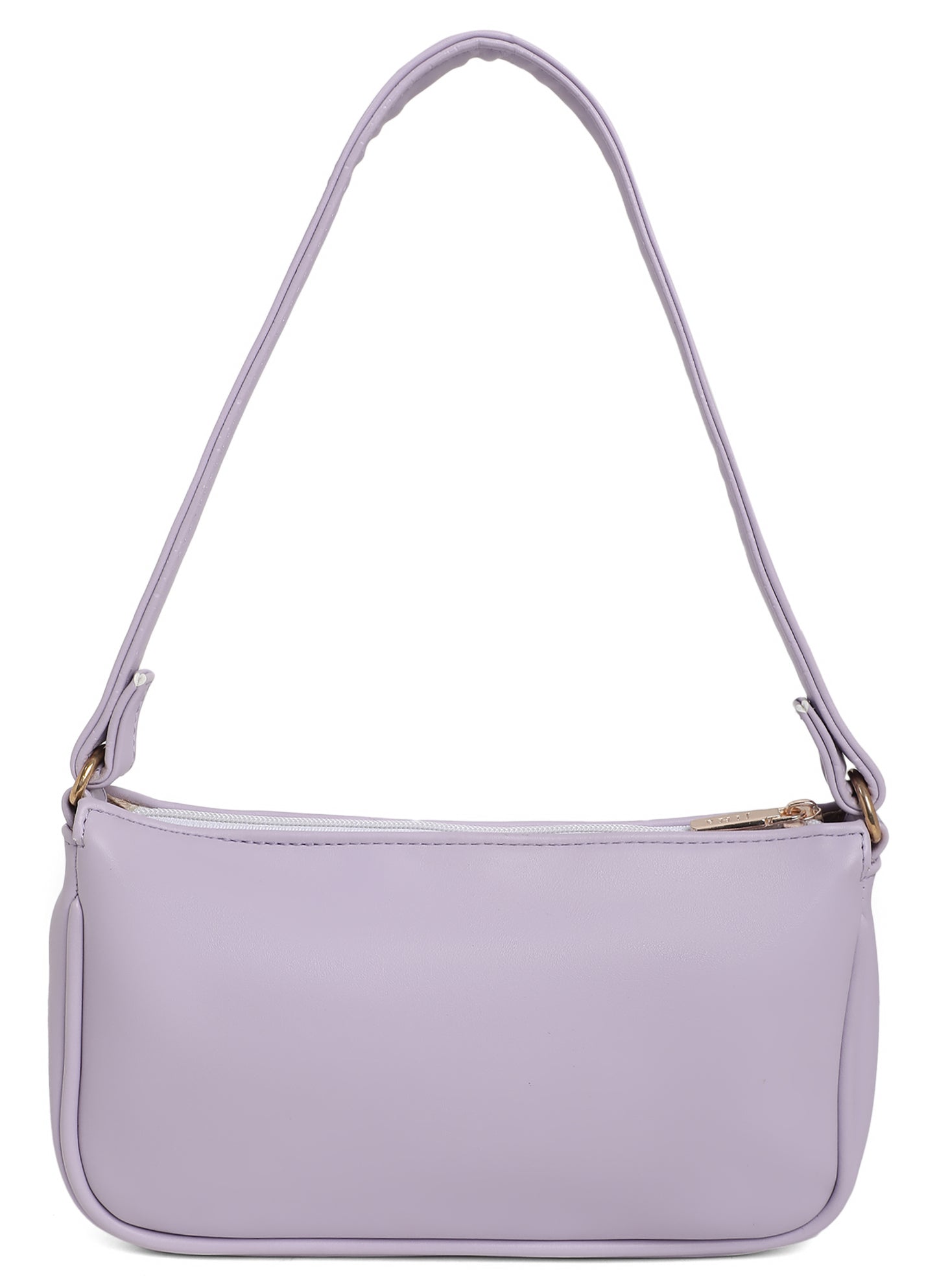 Lilac Basic Baguette Shoulder Bag