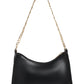 Black Chain Baguette Shoulder Bag