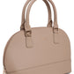 Jiha Faux Leather Nude Satchel HandBag / Sling Bag