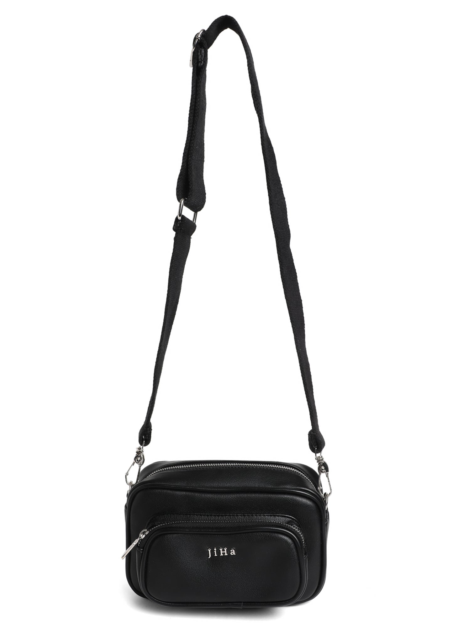 Black Utility Crossbody Bag