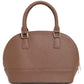 Jiha Brown Faux Leather Satchel Hand Bag/ Sling bag