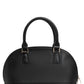 Jiha Faux Leather Black Satchel Hand Bag/ Sling Bag