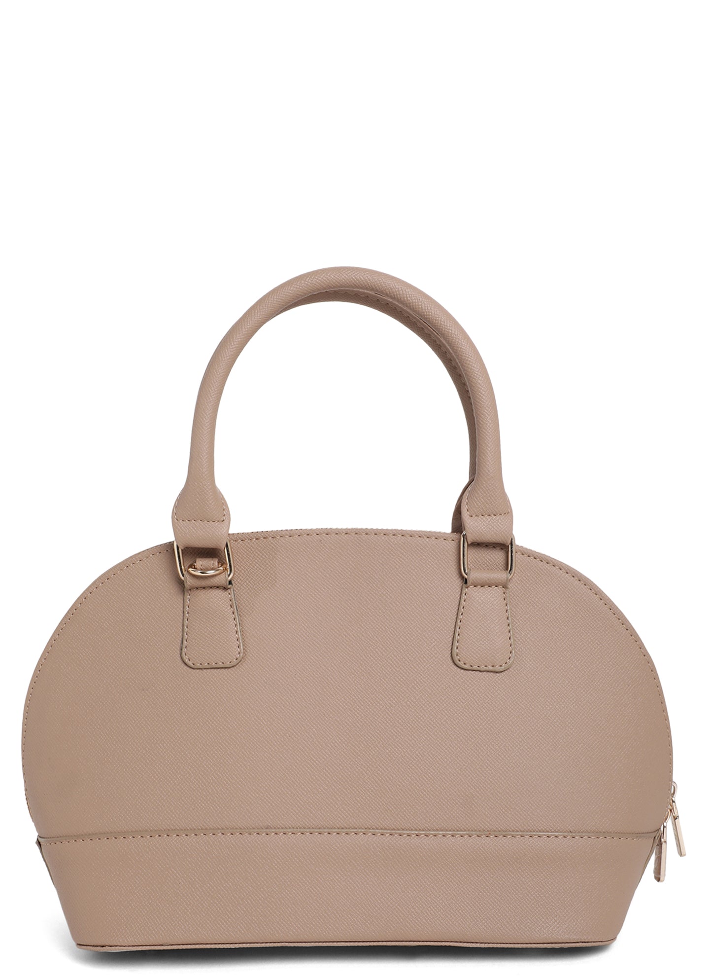 Jiha Faux Leather Nude Satchel HandBag / Sling Bag