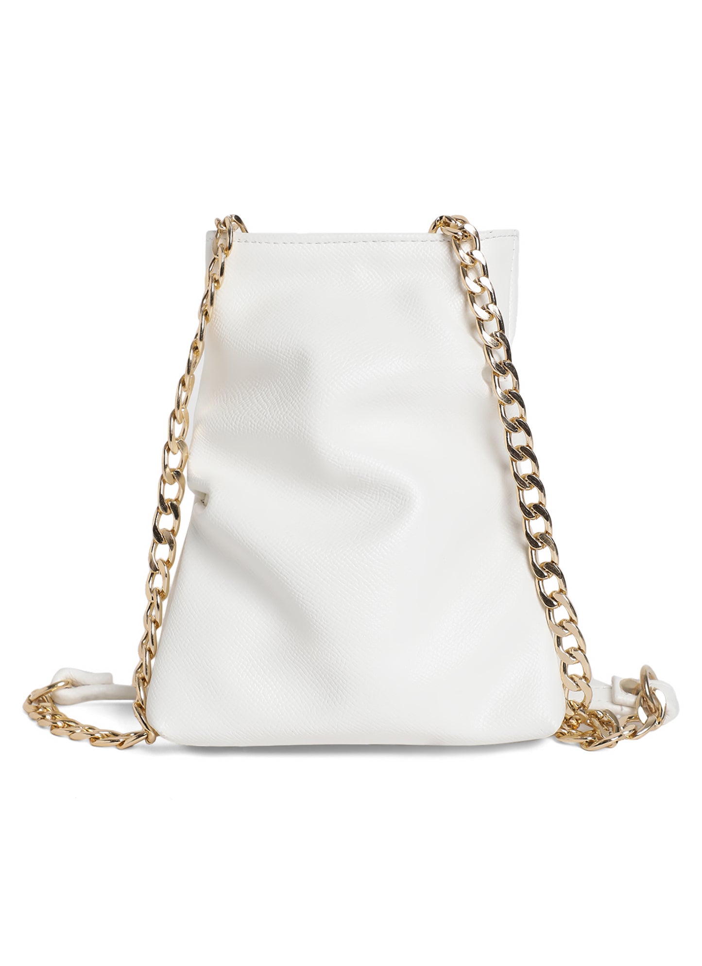 White Mini Basic Crossbody Sling Bag