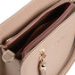 Jiha Faux Leather Nude Box Satchel Hand Bag / Sling Bag