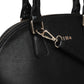 Jiha Faux Leather Black Satchel Hand Bag/ Sling Bag