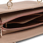 Jiha Faux Leather Nude Box Satchel Hand Bag / Sling Bag