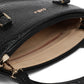 Jiha Black Croc Pattern Satchel Handbag / Sling Bag