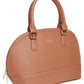 Jiha Faux Leather Tan Satchel HandBag / Slingbag