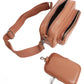 Brown Utility Crossbody Sling Bag