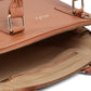 Jiha Faux Leather Tan Satchel HandBag / Slingbag