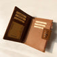 Jiha Brown Faux Leather Premium Flap Wallet