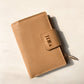 Jiha Beige Faux Leather Premium Flap Wallet