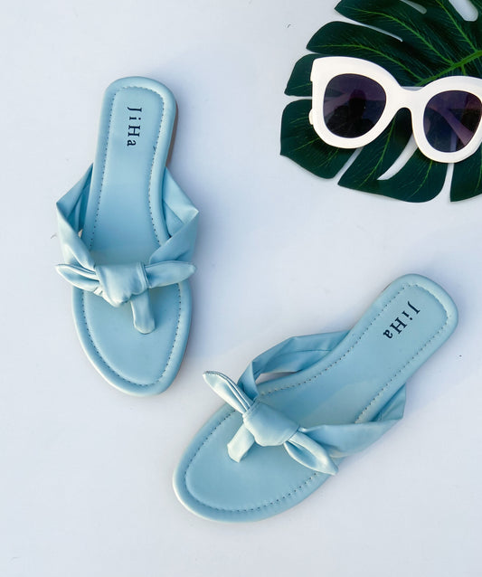 Blue Knot Flats Slider Sandals