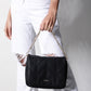 Black Quilted Shoulder and Sling Bag