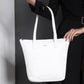 White  Simplicity Tote Bag