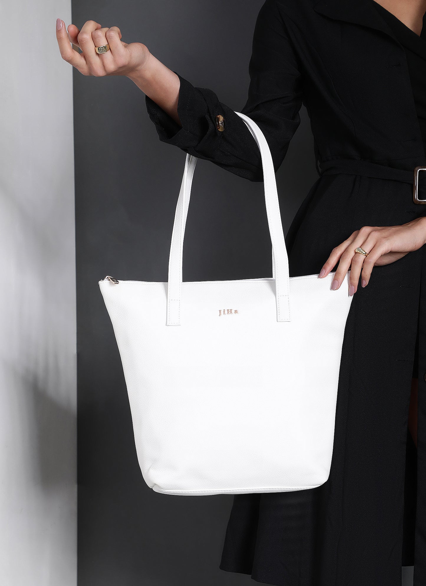 White  Simplicity Tote Bag