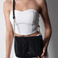 Black Quilted Shoulder and Sling Bag