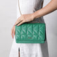 Green Quilted Convertible Shoulder Bag