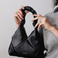 Black Quilted Sweetheart Bag