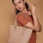 Jiha Premium Nude Tote Bag Shoulder Bag