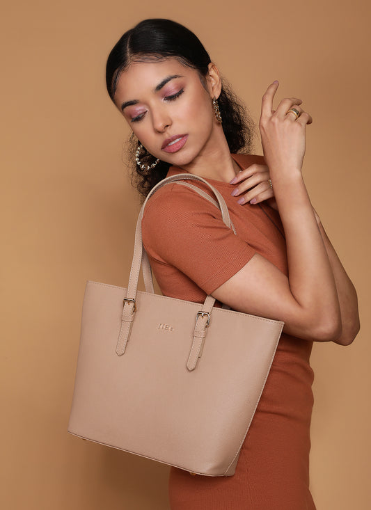 Jiha Premium Nude Tote Bag Shoulder Bag