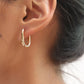 Minimalist Oval Long Basic earrings