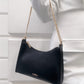 Black Chain Baguette Shoulder Bag