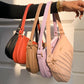 Tan Basic Baguette Shoulder Bag