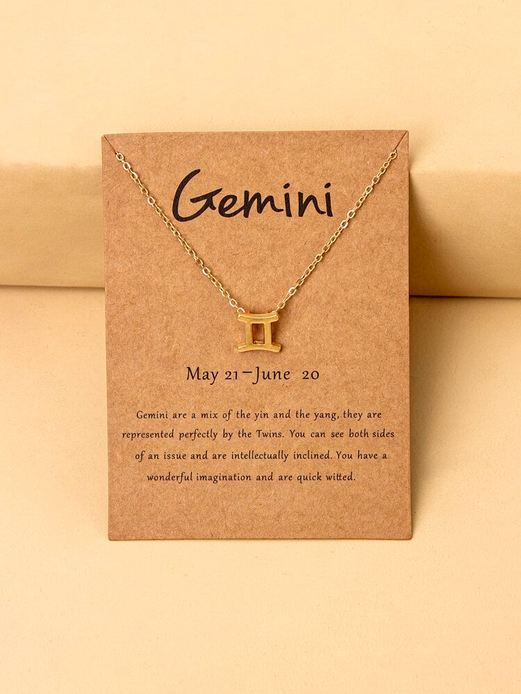 Zodiac Minimalist Necklace