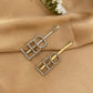 Rhinestone Letter Decor Hair Clip single pieces