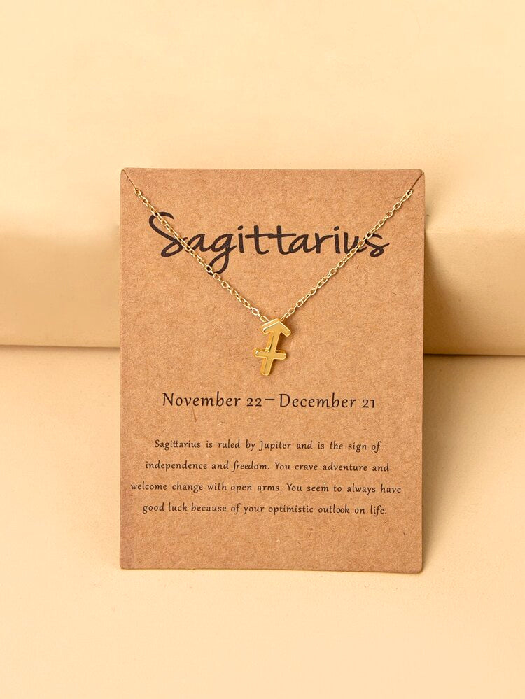 Zodiac Minimalist Necklace